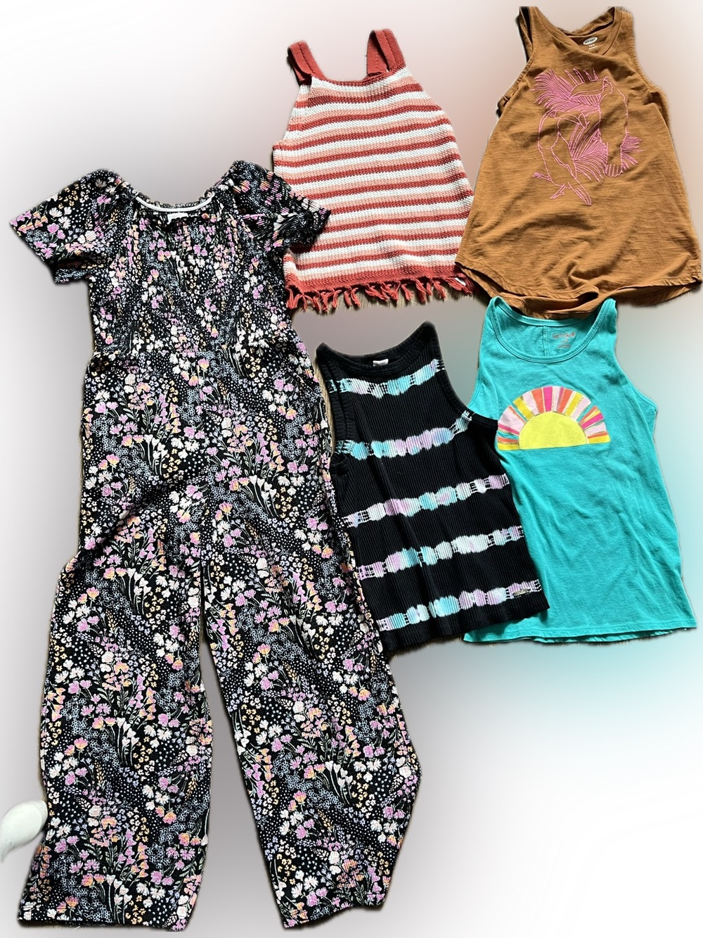 Lot of girls jumpsuit and tanks‎ size small to medium - Picture 2 of 16